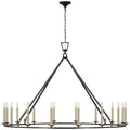 Darlana Ring Outdoor (Damp) Chandelier by Visual Comfort Signature