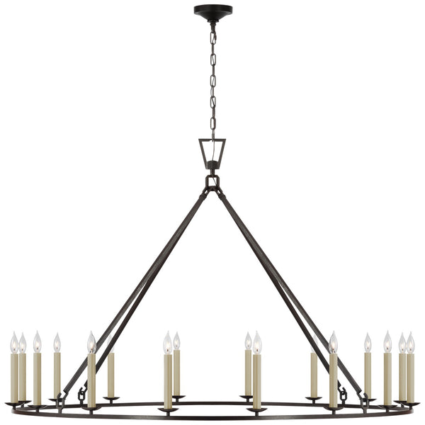 Darlana Ring Outdoor (Damp) Chandelier by Visual Comfort Signature