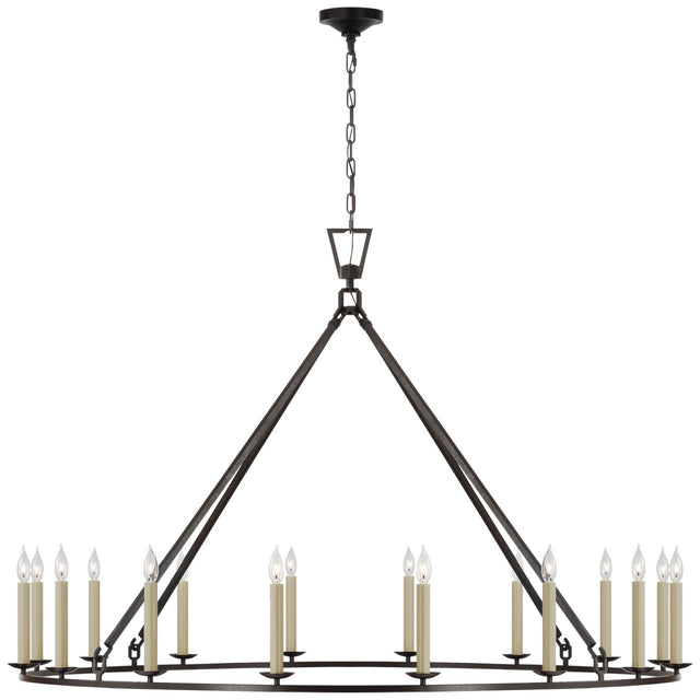 Darlana Ring Outdoor (Damp) Chandelier by Visual Comfort Signature