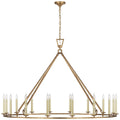 Darlana Ring Outdoor (Damp) Chandelier by Visual Comfort Signature