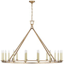 Darlana Ring Outdoor (Damp) Chandelier by Visual Comfort Signature