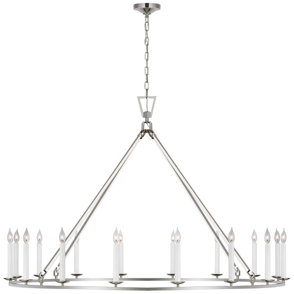 Darlana Ring Outdoor (Damp) Chandelier by Visual Comfort Signature