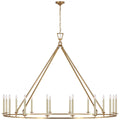 Darlana Ring Outdoor (Damp) Chandelier by Visual Comfort Signature