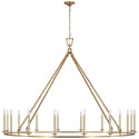 Darlana Ring Outdoor (Damp) Chandelier by Visual Comfort Signature