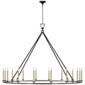 Darlana Ring Outdoor (Damp) Chandelier by Visual Comfort Signature