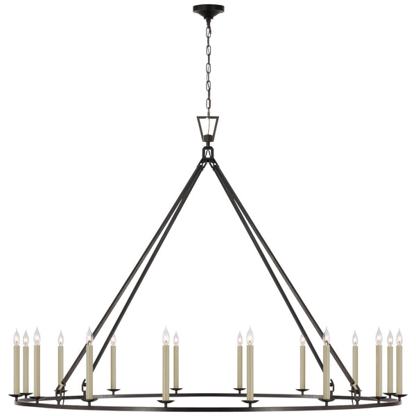 Darlana Ring Outdoor (Damp) Chandelier by Visual Comfort Signature