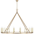 Darlana Ring Outdoor (Damp) Chandelier by Visual Comfort Signature