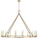 Darlana Ring Outdoor (Damp) Chandelier by Visual Comfort Signature