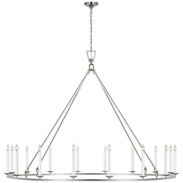 Darlana Ring Outdoor (Damp) Chandelier by Visual Comfort Signature