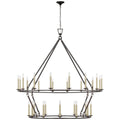 Darlana Ring Outdoor (Damp) Chandelier by Visual Comfort Signature