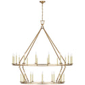 Darlana Ring Outdoor (Damp) Chandelier by Visual Comfort Signature