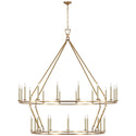 Darlana Ring Outdoor (Damp) Chandelier by Visual Comfort Signature