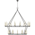 Darlana Ring Outdoor (Damp) Chandelier by Visual Comfort Signature