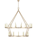 Darlana Ring Outdoor (Damp) Chandelier by Visual Comfort Signature