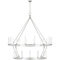 Darlana Ring Outdoor (Damp) Chandelier by Visual Comfort Signature