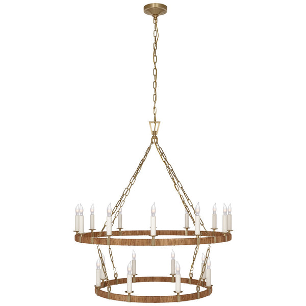 Darlana Wrapped Outdoor (Damp) Chandelier by Visual Comfort Signature