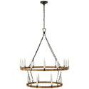 Darlana Wrapped Outdoor (Damp) Chandelier by Visual Comfort Signature