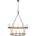 Darlana Wrapped Outdoor (Damp) Chandelier by Visual Comfort Signature