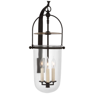 Buy aged-iron-with-clear-glass-glass-and-clear-shade Lorford Outdoor (Damp) Sconce by Visual Comfort Signature