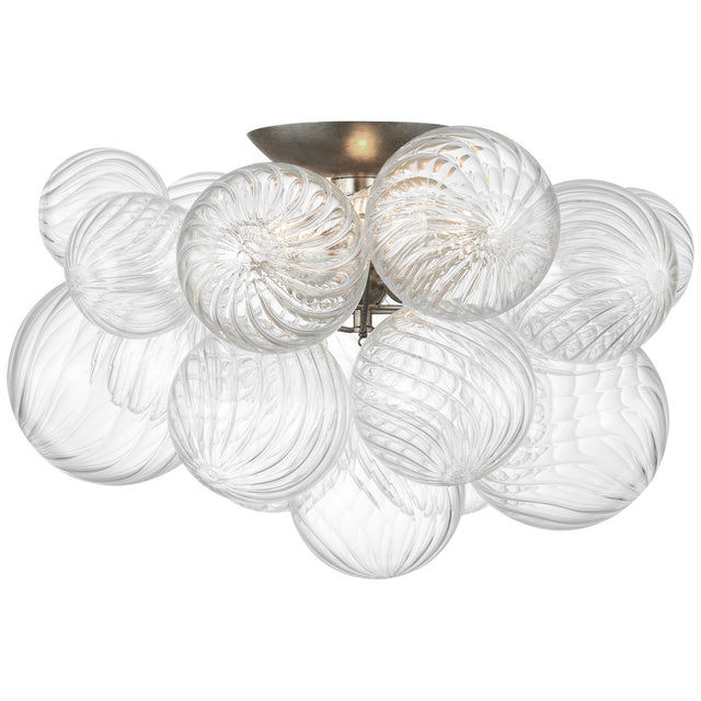 Talia Outdoor (Damp) Flush Mount Ceiling Light by Visual Comfort Signature