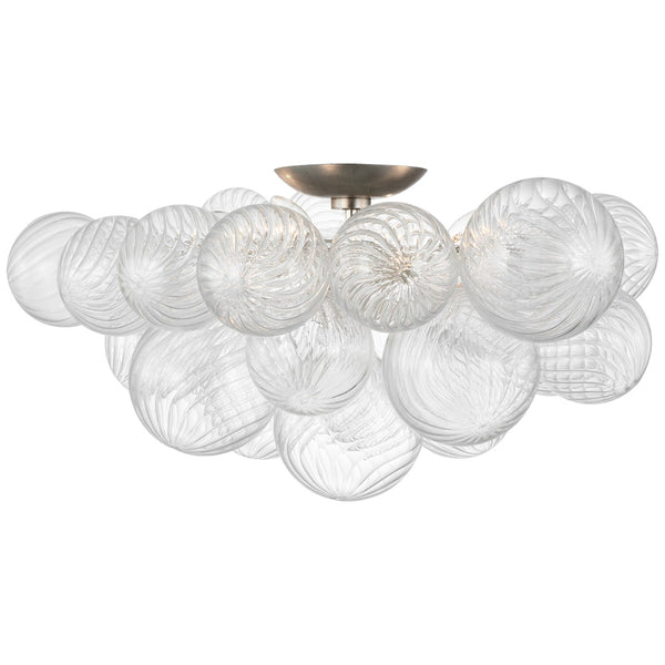 Talia Outdoor (Damp) Flush Mount Ceiling Light by Visual Comfort Signature