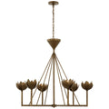 Alberto Outdoor (Damp) Chandelier by Visual Comfort Signature