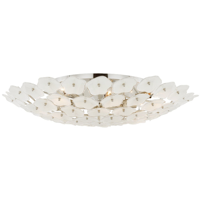 Leighton Outdoor (Damp) Flush Mount Ceiling Light by Visual Comfort Signature