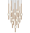 Windchimer Chandelier by Matteo Lighting