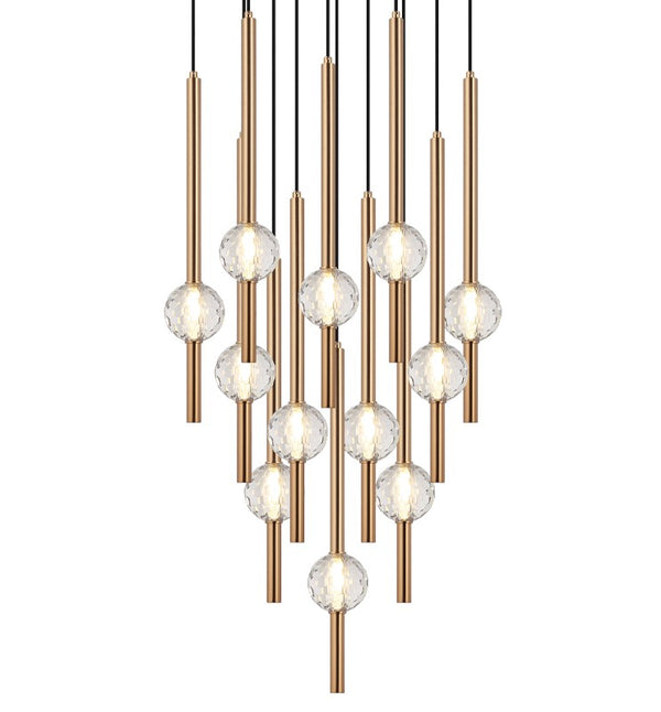 Windchimer Chandelier by Matteo Lighting