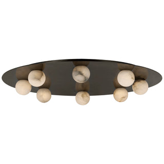 Buy mirrored-bronze Pertica Outdoor (Damp) Flush Mount Ceiling Light by Visual Comfort Signature