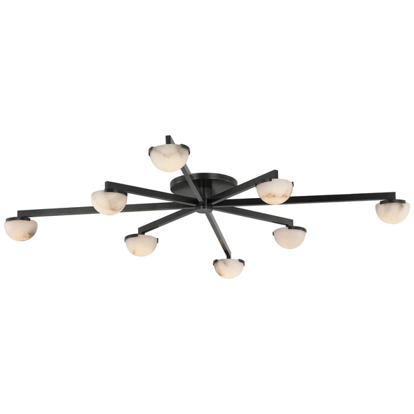 Pedra Outdoor (Damp) Flush Mount Ceiling Light by Visual Comfort Signature