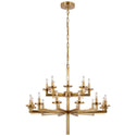 Liaison Outdoor (Damp) Chandelier by Visual Comfort Signature
