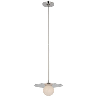 Buy polished-nickel Pertica Outdoor (Damp) Pendant by Visual Comfort Signature
