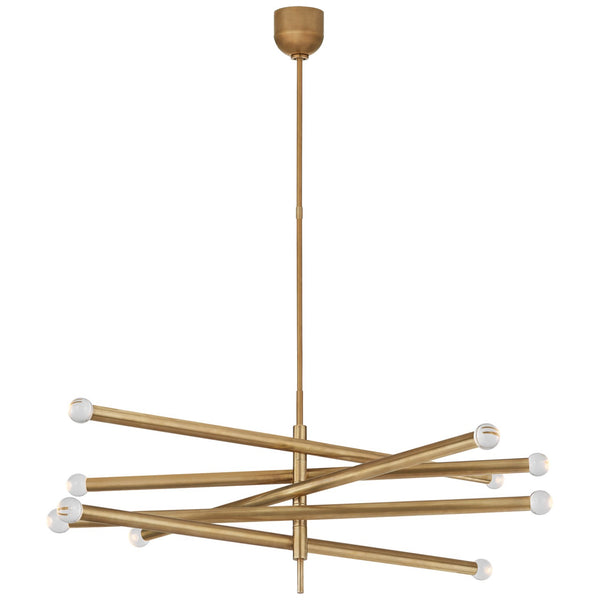Rousseau Outdoor (Damp) Chandelier by Visual Comfort Signature