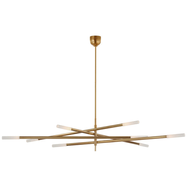 Rousseau Outdoor (Damp) Chandelier by Visual Comfort Signature