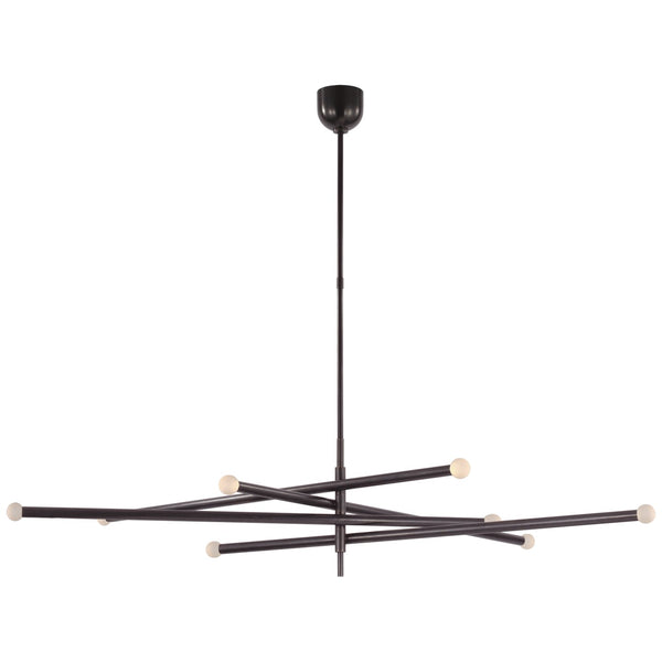 Rousseau Outdoor (Damp) Chandelier by Visual Comfort Signature