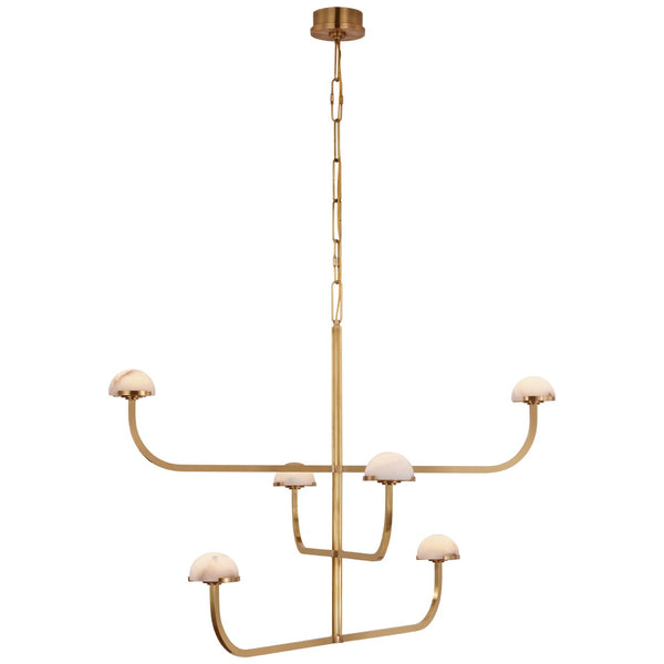 Pedra Outdoor (Damp) Chandelier by Visual Comfort Signature