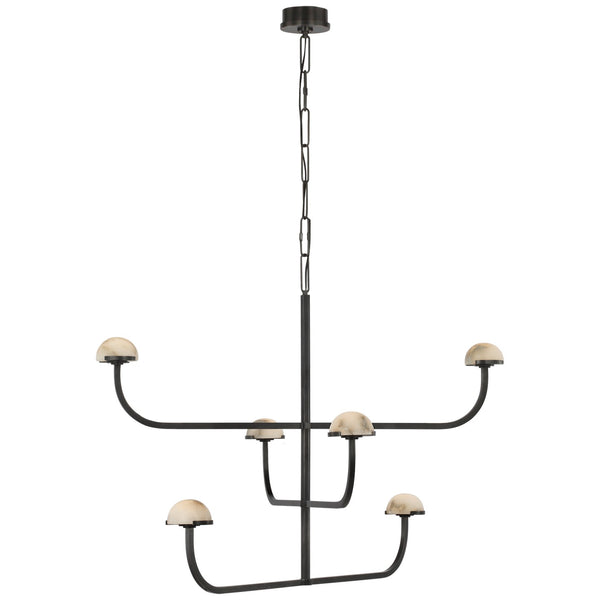 Pedra Outdoor (Damp) Chandelier by Visual Comfort Signature
