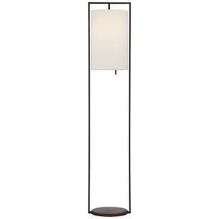 Buy warm-iron-and-dark-walnut Zenz Floor Lamp by Visual Comfort Signature