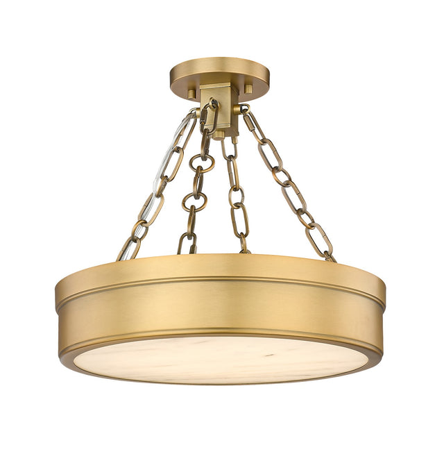 Anders Outdoor (Damp) Semi Flush Mount Ceiling Light by Z-Lite