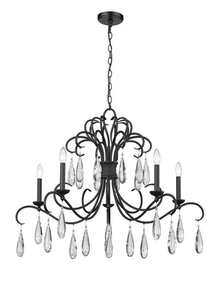 Buy matte-black Amara Chandelier by Z-Lite