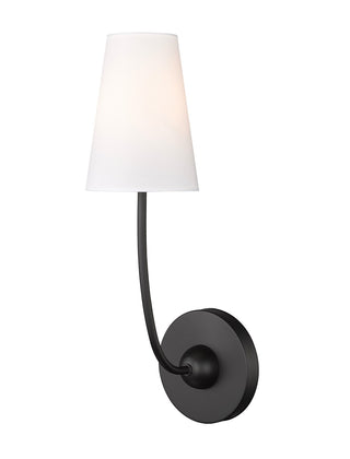 Buy matte-black Shannon Sconce by Z-Lite