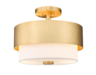 Buy modern-gold Counterpoint Outdoor (Damp) Flush Mount Ceiling Light by Z-Lite