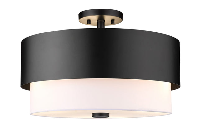 Counterpoint Outdoor (Damp) Semi-Flush Mount Ceiling Light by Z-Lite