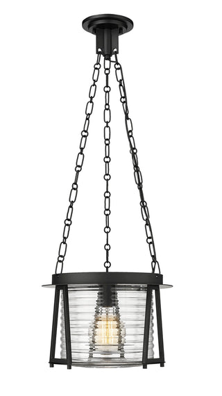 Buy matte-black Cape Harbor Pendant by Z-Lite