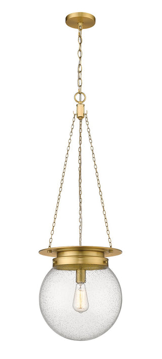 Buy heritage-brass-with-clear-seedy-glass-and-clear-seedy-shade Calhoun Pendant by Z-Lite