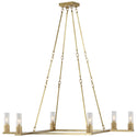 Beza Outdoor (Damp) Chandelier by Visual Comfort Signature