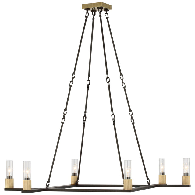 Beza Outdoor (Damp) Chandelier by Visual Comfort Signature