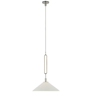 Buy polished-nickel Argo Outdoor (Damp) Pendant by Visual Comfort Signature