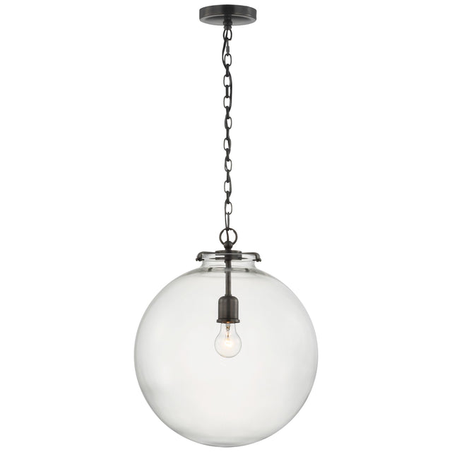 Katie Globe Outdoor (Damp) Pendant by Visual Comfort Signature